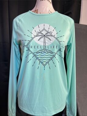 Reel Life Women's Long-Sleeve Tee - Mint